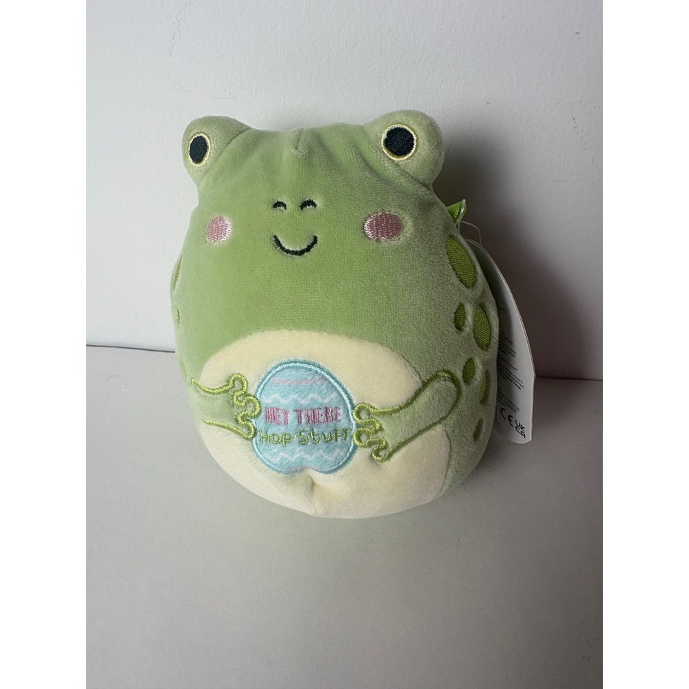 Kellytoy Squishmallows Zhen Frog‎ Plush 5" Easter Egg Hop Stuff w Tags